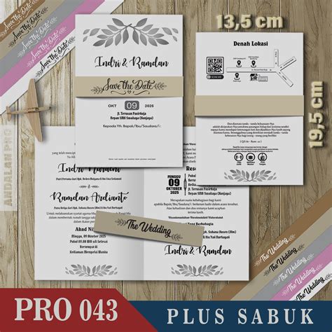 Jual Pro Lipat Plus Sabuk Cetak Undangan Color Berwarna