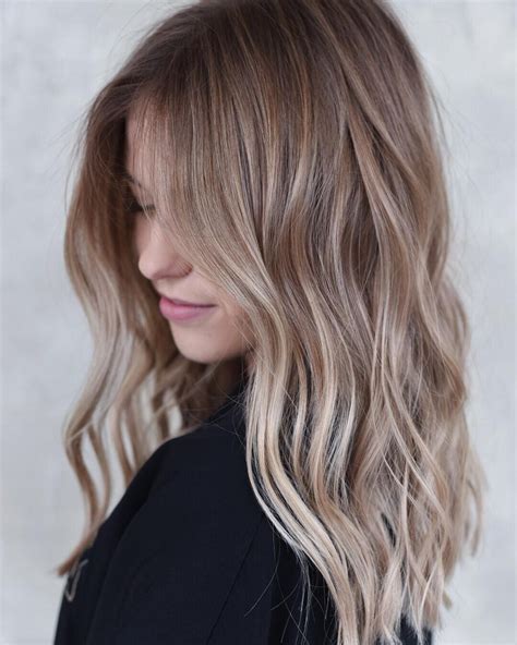 Light Chocolate Hair With Ash Blonde Highlights Brown Hair With