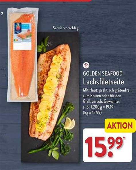 Golden Seafood Lachsfiletseite Angebot Bei ALDI Nord 1Prospekte De