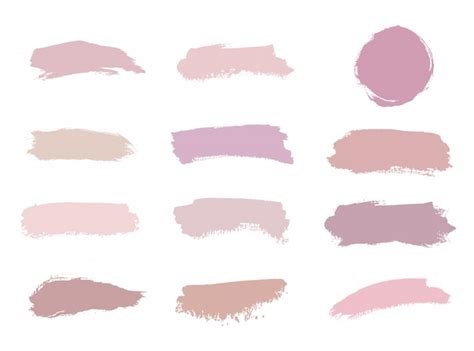Couleurs Aquarelle Rose Nude Rose Pêche Vecteur Premium