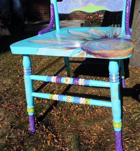 Carolyn's Funky Furniture: The Painted Chairs