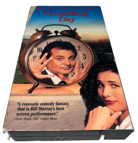 Groundhog Day Vhs Columbia Pictures Bill Murray Picclick Uk