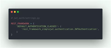 How To Use JWT Authentication With Django REST Framework