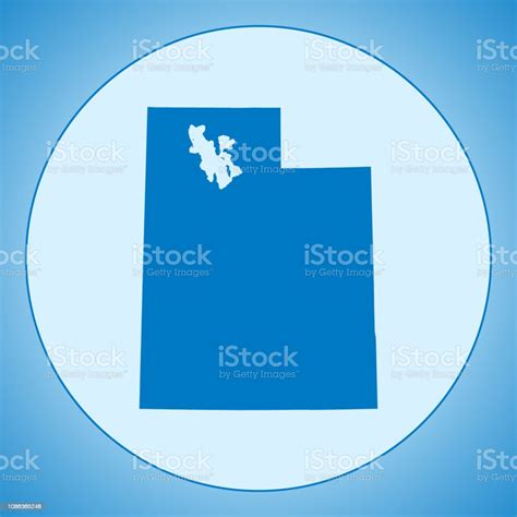 Utah Map Stock Illustration - Download Image Now - Illustration, In ...