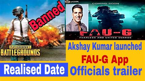 FAUG Gaming App Launched By Akshay Kumar FAUG App Official Trailer