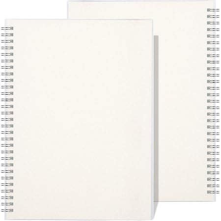 Amazon RETTACY Blank Sketch Spiral Notebook B5 Wirebound Sketch