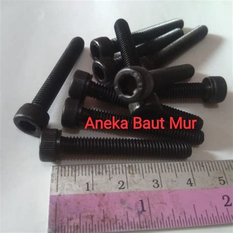 Jual Baut L Baja Hitam M8 X 40mm Atau Baut 12 Panjang 4cm Di Lapak