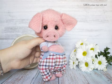 Crochet Pattern Amigurumi Cute Piggy Crochet Pattern Pig Etsy