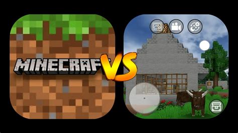 Minecraft PE VS Mini Block Craft Game Comparison YouTube