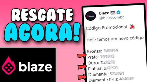 ATIVOU GANHOU CÓDIGO PROMOCIONAL BLAZE PARA GANHAR RECOMPENSAS JULHO