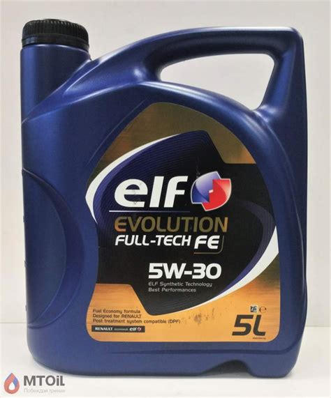 Моторное масло Elf Evolution Full Tech Fe 5w 30 5л