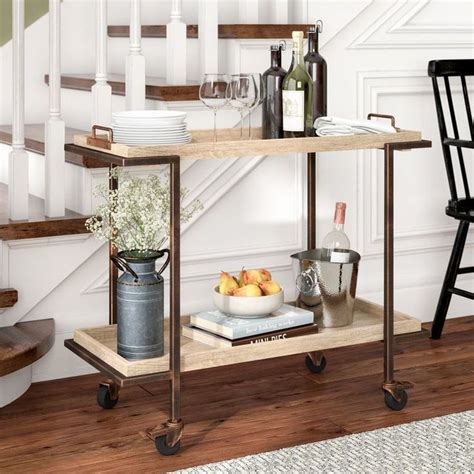 The 12 Best Bar Carts For Next Level Entertaining At Home Bar Cart Decor Affordable Bar Cart