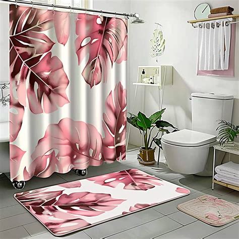 Transform Your Bathroom With Fityashy Style Pink And White Floral