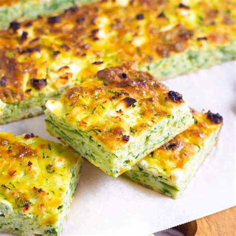 Best Keto Zucchini Slice With Cheddar Feta Easy