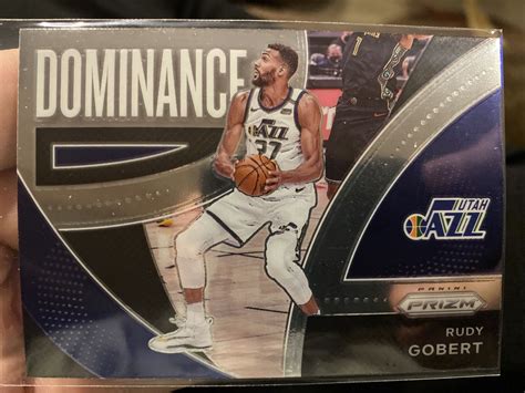 2021 22 Panini Prizm 23 Rudy Gobert DOMINANCE INSERT EBay