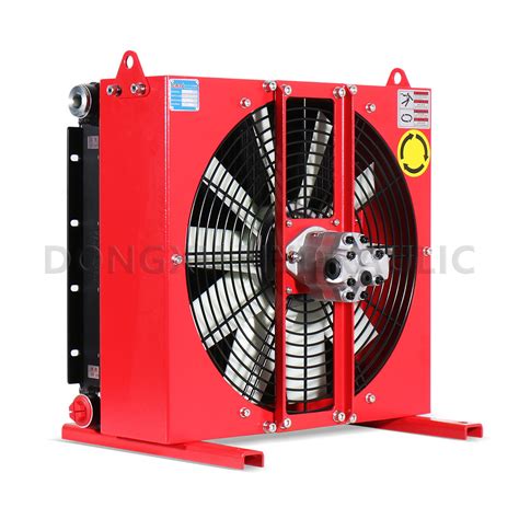 Cost Effective Fin Type Air Cooled Aluminum Hydraulic Oil Cooler With