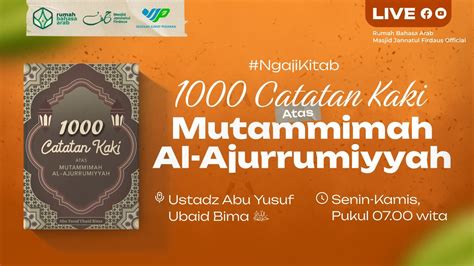 58 1000 Catatan Kaki Atas Mutammimah Al Ajurrumiyyah Bab Athaf Nasaq