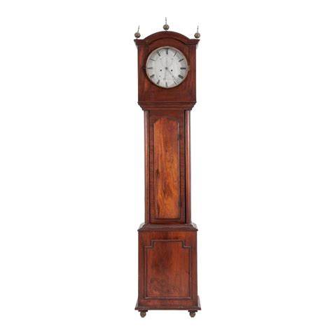 At Auction A Rare Colonial Cedar Longcase Clock By Richard Johnson Of