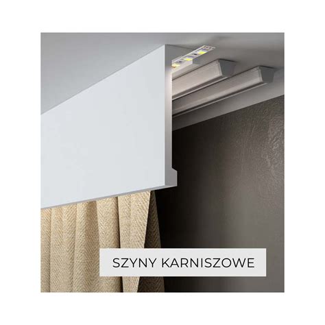 D Mardom Decor Bia A Karnisz Szynowy Aluminiowy Dwutorowy Karnisz