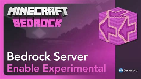 How To Enable Experimental Mode On Your Minecraft Server Minecraft Bedrock Youtube