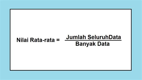 Cara Menghitung Nilai Rata Rata Dengan Mudah Cilacap Klik