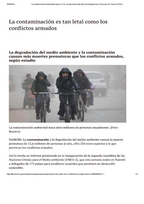 PDF La Contaminación Ambiental Mata a 7 DOKUMEN TIPS