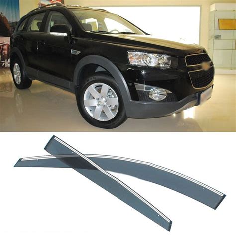 4pcs Blade Side Windows Deflectors Door Sun Visor Shield For Chevrolet