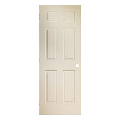 Metrie Interior Door 6 Panel Primed Finish Traditional Style