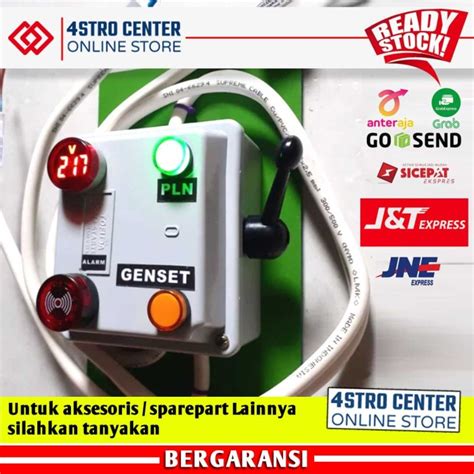 Jual Tuas Pemindah Listrik Pln Ke Genset Plus Volt Indikator Ats Manual