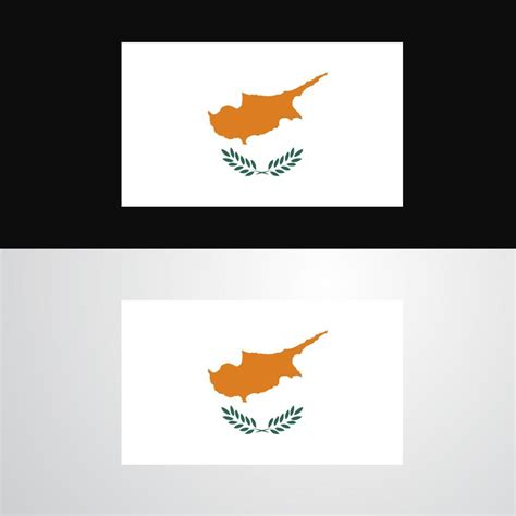 Cyprus Flag banner design 14281904 Vector Art at Vecteezy