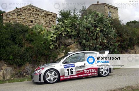 Gilles Panizzi Fra Peugeot Wrc Tour De Corse France