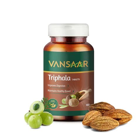 Vansaar Triphala Tablets Supports Bowel Wellness Relieves