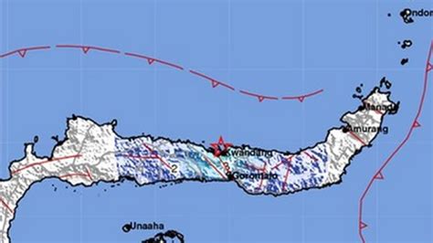 Gempa Magnitudo 4 7 Guncang Gorontalo Utara