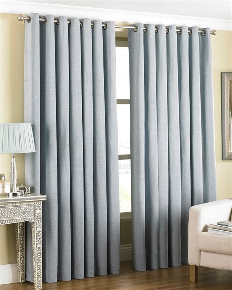 Amari Eyelet Curtains In Duck Egg | Free UK Delivery | Terrys Fabrics