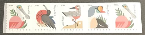 US 4995 98 2 4495 MNH Coil PNC5 P 1111 Coastal Birds 35 SCV 5