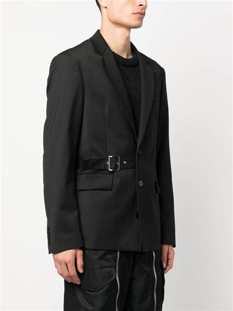 Karl Lagerfeld Belted Single Breasted Blazer Farfetch