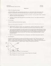 Homework 1 F18 Pdf ECON 4351 International Monetary Theory Fall 2018