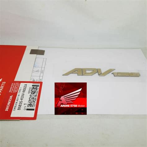 Jual EMBLEM ADV 150 STICKER STIKER LOGO TULISAN TIMBUL 3D GOLD EMAS