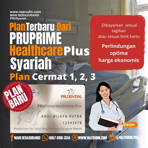 Plan Cermat Dari Pruprime Healthcare Plus Syariah New Plan