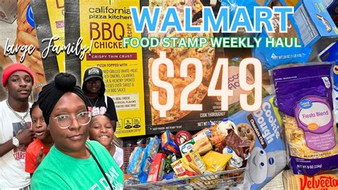 Walmart Weekly Grocery Haul 1 WEEK HAUL OVER 200 DOLLARS IN FOOD