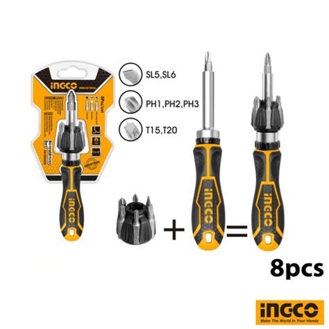 Ingco Pcs Ratchet Screwdriver Tool Lk