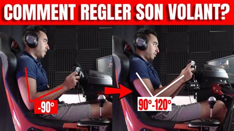 Comment régler la position de son volant en SIMRACING YouTube