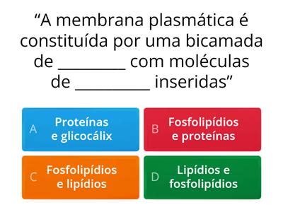 Membrana Plasm Tica Recursos De Ensino