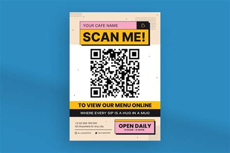 QR Code Flyer - Design Template Place