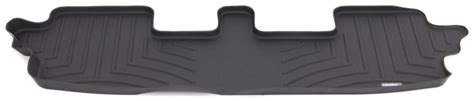 2010 Toyota Highlander Weathertech 3rd Row Rear Auto Floor Mat Black