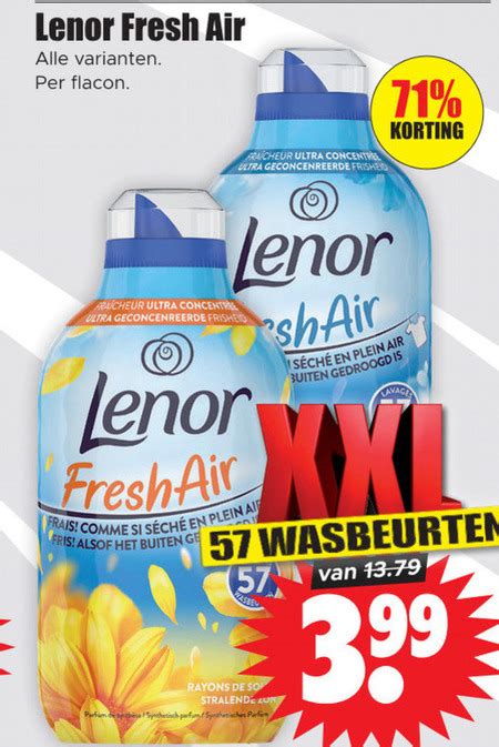 Lenor Wasverzachter Folder Aanbieding Bij Dirk Details