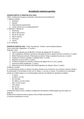 Cuaderno De Practicas De Genetica 2023 2024 Pdf