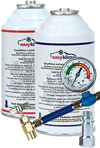 Easyklima Starterkit R Leakstop Car A C Air Condition Refill Diy