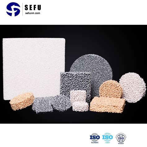 Ceramic Foam Filter Alumina Zirconia Magnesia Sic Silicon Carbide