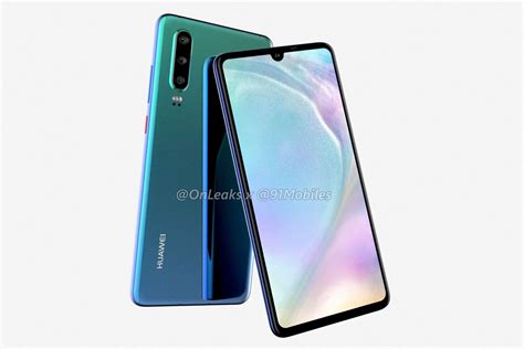 Gorgeous Huawei P30 renders show a smaller notch and a surprising change